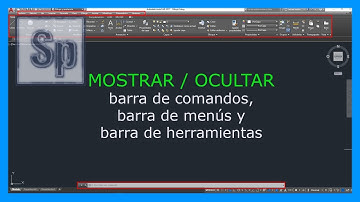 🔴 AUTOCAD - Recuperar barra de comandos, de menús y de herramientas