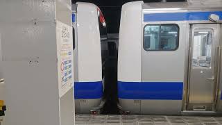 E531系0番台 K452編成、E531系3000番台 K554編成 切り離し