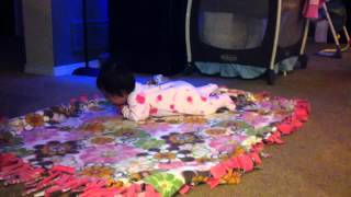 Baby Lauren Just Rolled Over