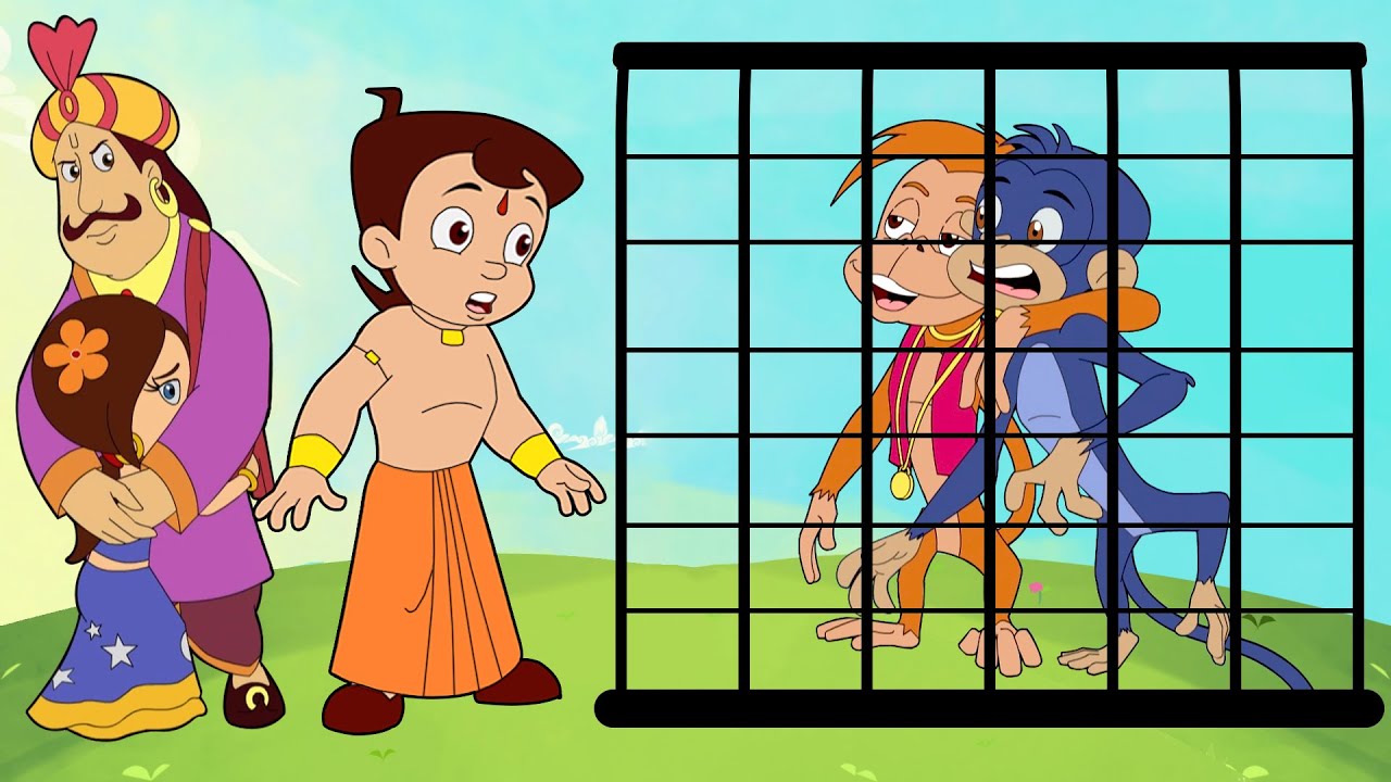 Chhota Bheem   Jaggu aur Jazzy ki Dosti  Cartoons for Kids  Funny Kids Videos