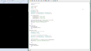Lesson 6: Liberty Basic Game Programming GUI window,  Static Text, IF and Case Statements