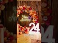 anniversary decor : 9818866119 @blackpearleventsandweddings