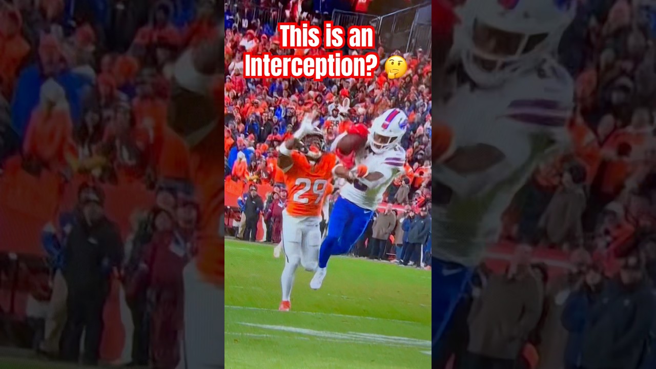 Crazy interception in Bills Broncos | 