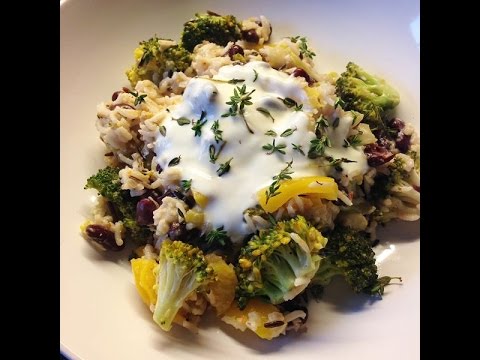 vegetarische reispfanne vegetarische reispfanne