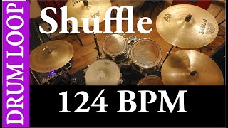 Shuffle drum Loop 124 BPM