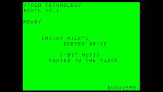 Dmitry Milk's Beeper driver 1-bit music ported to the VZ200 computer.