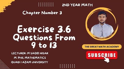 Exercise 3.6 Questions from 9 to 13 || 2nd Year Math Chapter 3 || Integration || Fsc2 Ics2