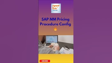 Steps to Configure Pricing Procedure in SAP MM | SAP Tutorial Shorts #sap #erp #viral #trending