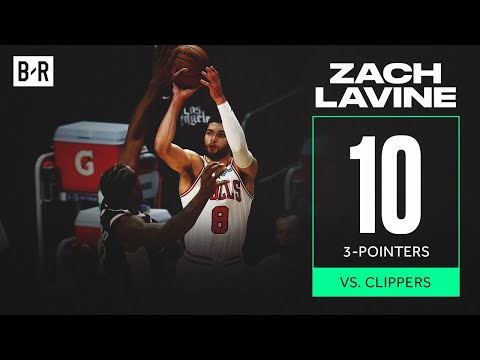 Zach LaVine Was Unstoppable From Deep | All 10 Threes vs. Clippers