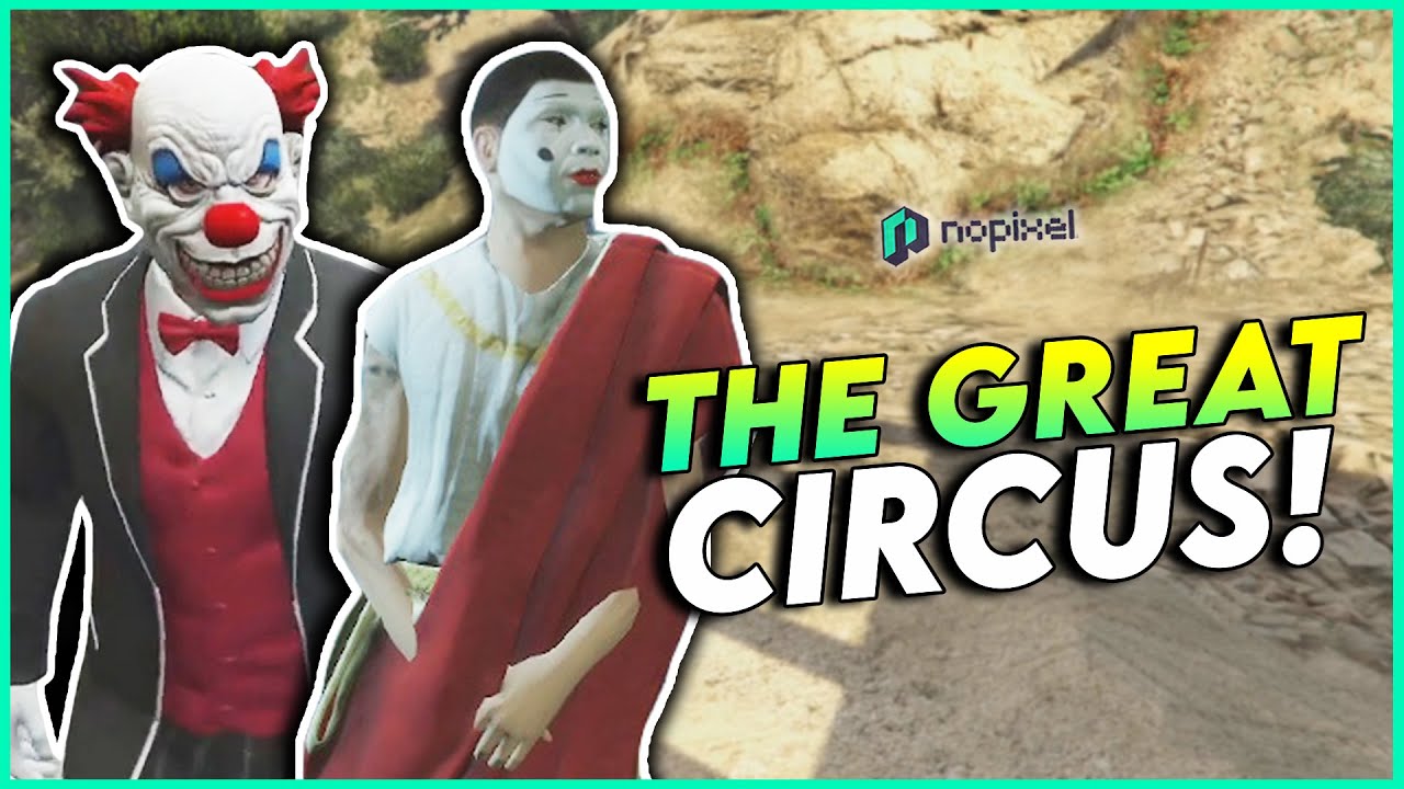 The Great Circus Civil War: Clowns vs Mimes - GTA RP Nopixel - YouTube