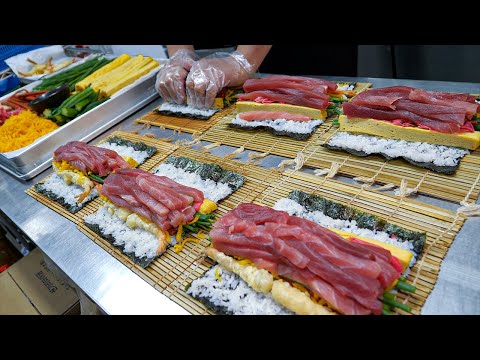 Best of mouth-watering Japanese food making!! Ramen, burger, rice bowl, Takoyaki, Futomaki, steak