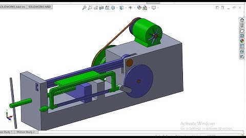 Modeling Mechanical Hacksaw Machine in SolidWorks Tutorial Part  5/ 9