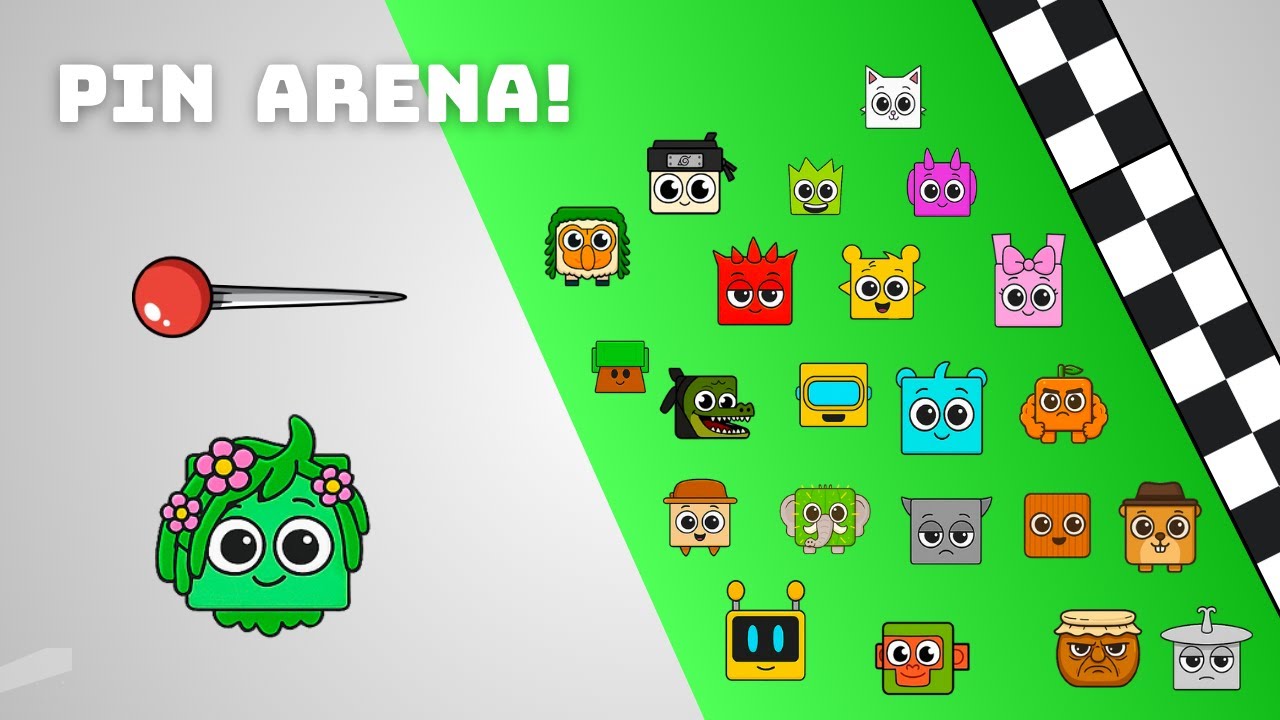 Square Race: Funny Pin Arena Challenge! Sprunki vs Brainrot in a Wild Colorful Race 🎈