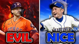 Meanest Vs Nicest MLB Players - Villains Vs Heroes