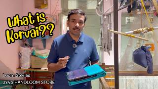 Korvai Kanjeevaram Explained | How Body & Border are Joined | JYVS Handloom Store | 9951222280 screenshot 4