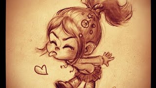 Красиво нарисованные герои мультфильмов. Beautifully drawn cartoon characters.