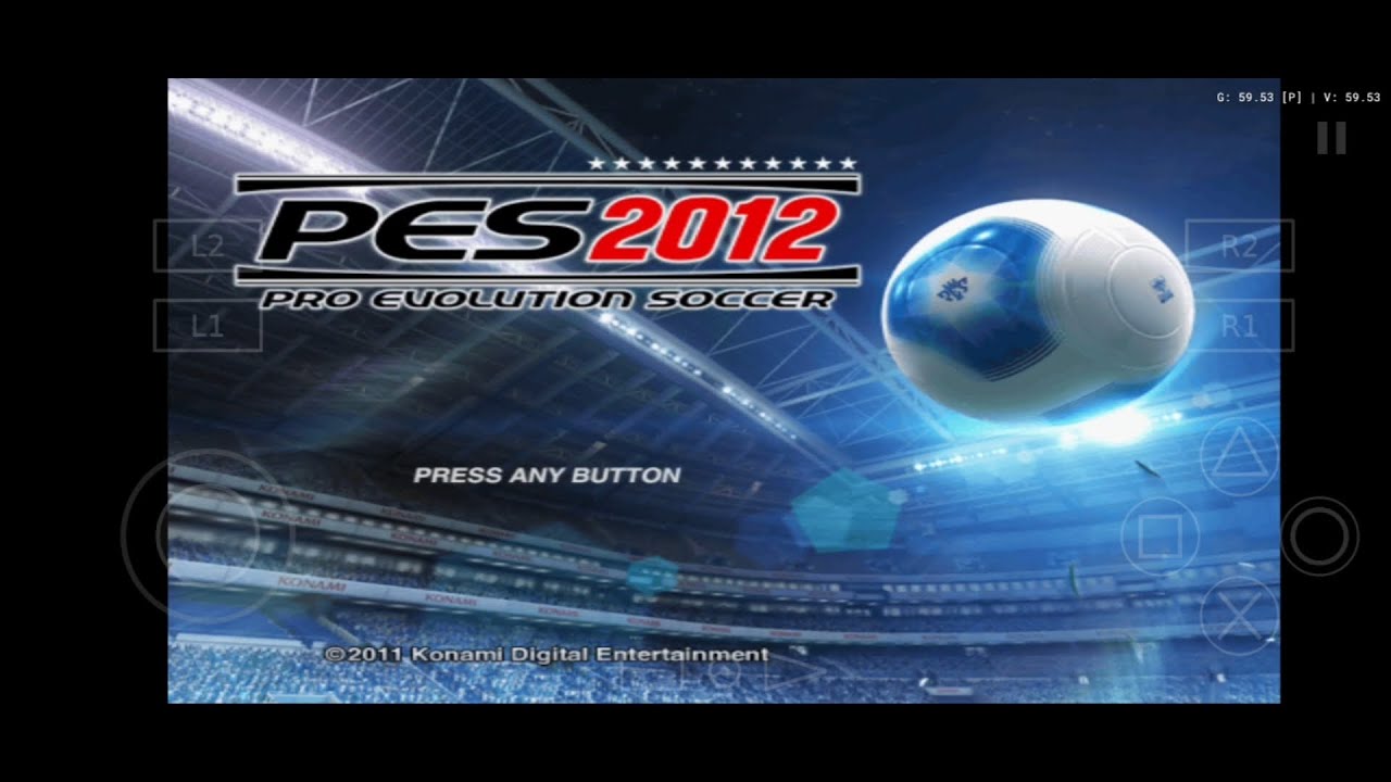 PES 2012 PS2 - AETHER SX2 EMULATOR ANDROID