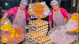Maharashtrian Aunty Ki 50 Eggs Wali Anda Bhurji Recipe In Pune L Pune Street Food