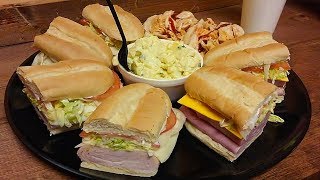 Double Meat Beast Sub Sandwich Challenge in St Augustine!!