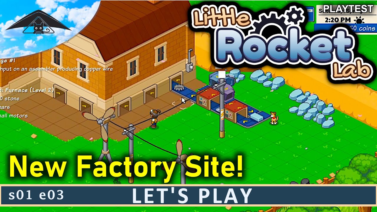 Little Rocket Lab Base New Factory Site! | Little Rocket Lab (Playtest) s01 e03 - YouTube
