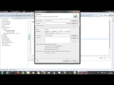 Java Tutorial 1 - Class, behaviour and variables as seen from objects