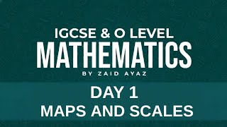 O Level/IGCSE Math 4024/0580 Lecture 1 (Maps and Scales)