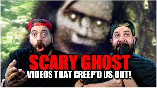 Top 10 SCARY Ghost Videos That CREEP'd us OUT! | REACTION!!