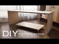 お部屋づくり‖DIY / デスク下収納 / コの字家具 / キャスター付き台  / 仕事部屋