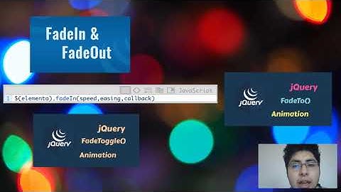 Animaciones Jquery (desvanecer contenido)