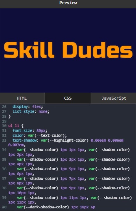 Create 3D Falling Text with HTML & CSS! 🚀 #Shorts - YouTube
