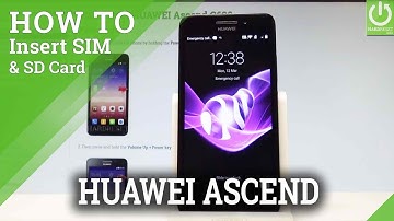 How to Insert Micro SIM and Micro SD in HUAWEI Ascend G620s |HardReset.info