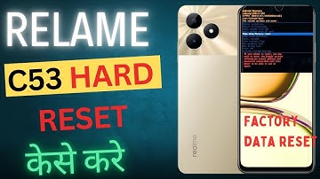 realme c53 hard reset kaise mare 2025// Realme C53 को रीसेट कैसे करें 2025 #all solution