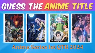 👨Guess the ANIME Series TITLE by Poster Picture [50 Anime Series 1st Quarter of 2024]