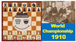 Emanuel Lasker vs David Janowski || Round 7 - Berlin, World Championship 1910 @chessbuddies