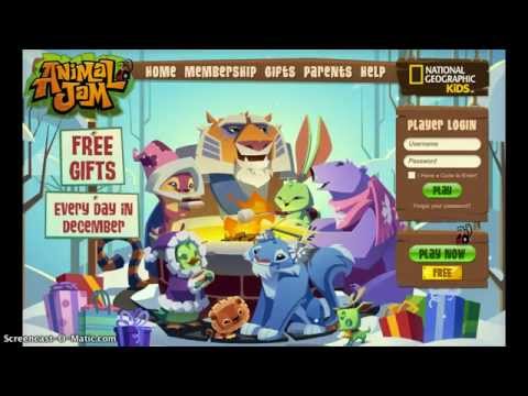 Animal jam new login page thing