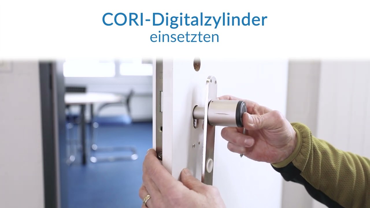 CORI Digitalzylinder, Schliesszylinder Installation Anleitung - Card Service AG