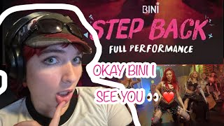 BINI shows off a new side of their sound and it’s CRAZY: STEP BACK by BINI reaction