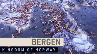 BERGEN | Kingdom of Norway - Civilization VI: Medieval Era City