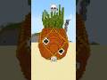 Minecraft Sponge Bob House Build Battle - Noob vs Pro vs Hacker vs God #shorts #minecraft