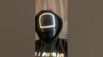 I 3d printed an entire square squid game mask! #squidgame