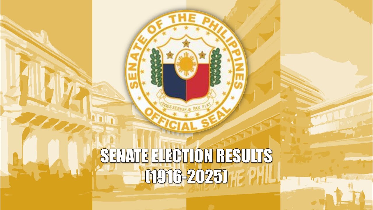 History of Philippine Senate Election Results (1916-2025)