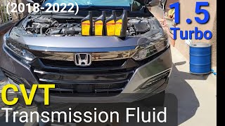 CVT Transmission Fluid Oil Change 2018-2024 Honda Accord, CR-V (1.5L Turbo)