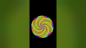 Beginner Python Project - Hypnotic Spiral Animation🌀😵‍💫#coding #pythonproject#python#spiral
