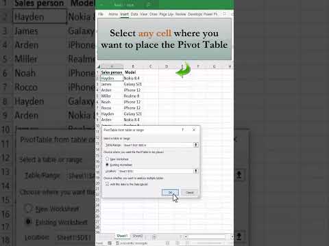 Excel Tips: Efficiently Track Product Sales with a Pivot Table