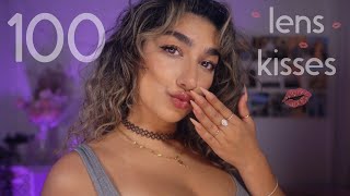 Asmr 100 Cozy Kisses Very Up Close And Personal Lens Kisses