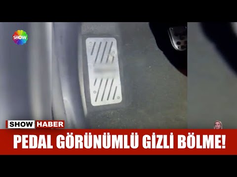 Pedal görünümlü gizli bölme!