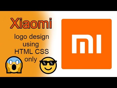 Xiaomi Logo Design using HTML and CSS only  ||  JUST IN 3 MINUTES