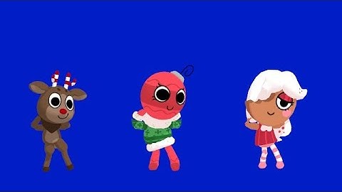 Rudie, Bobette and Ginger dancing to silly song