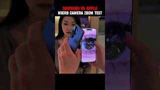 Samsung vs Apple Micro Zoom 😳🔬 This Should Be IMPOSSIBLE! 🔥 #shorts #viralvideo