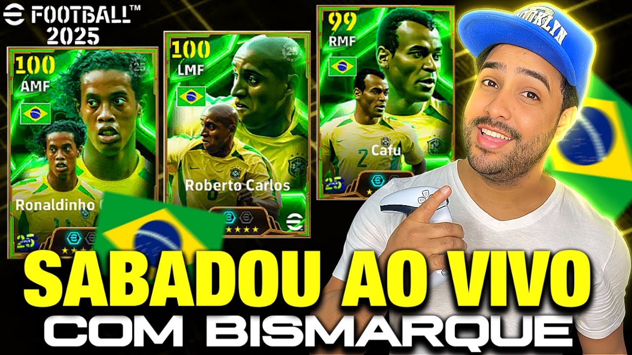 🔥⚽ SABADOU AO VIVO COM BISMARQUE | EFOOTBALL 2025- PS5 - YouTube